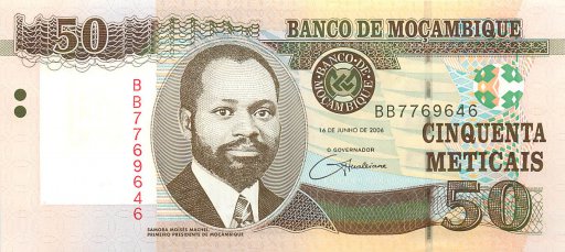 Mozambique, Republic, Banknote, 50 Meticais 2006 Samora ...