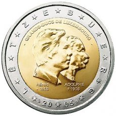 Luxemburg 2 Euro 2005, De Groothertogen Hendrik En Adolf, FDC