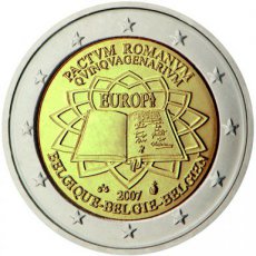 België 2 Euro 2007, Verdrag Van Rome, FDC