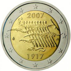 Finland 2 Euro 2007, 90 Jaar Onafhankelijkheid, FDC