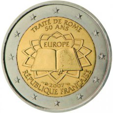 Frankrijk 2 Euro 2007, Verdrag van Rome, FDC