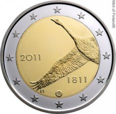 Finland 2 Euro 2011, 200 Jaar Bank Of Finland, FDC