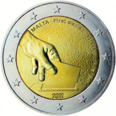 Malta 2 Euro 2011, De Eerste Verkiezing Van 1849, FDC