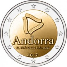 Andorra 2 Euro 2017, Het Pyrenese land , FDC