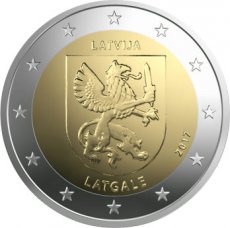 Letland 2 Euro 2017, Latgale, FDC