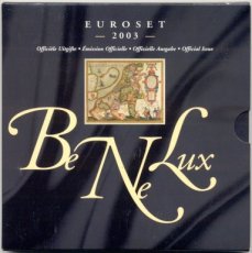 België, BU Euro Muntenset 2003 in blister, Morin MS 35, B.UNC