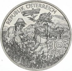 Austria, 10 Euro Silver 2010 Kaiser Karl, UNC