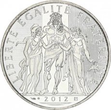 France, 10 Euro Silver 2012 Hercules, UNC