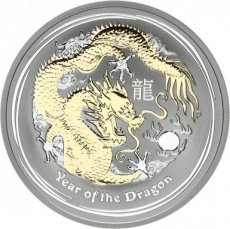 Australia, 1 Dollar Silver / Gilded 2012, KM 1664.1, B.UNC