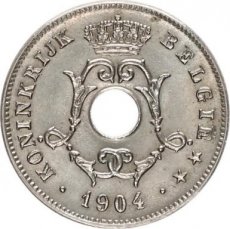 Belgium, 10 Centimes 1904 FL, Morin 263, XF/AU