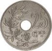 TCH/0308 Belgium, 25 Centimes 1913 FR, Morin 321, XF