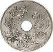 TCH/0317 Belgium, 25 Centimes 1926 FL, Morin 330, XF