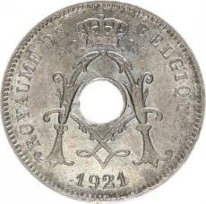 Belgium, 10 Centimes 1921 FR, Morin 339, A.UNC